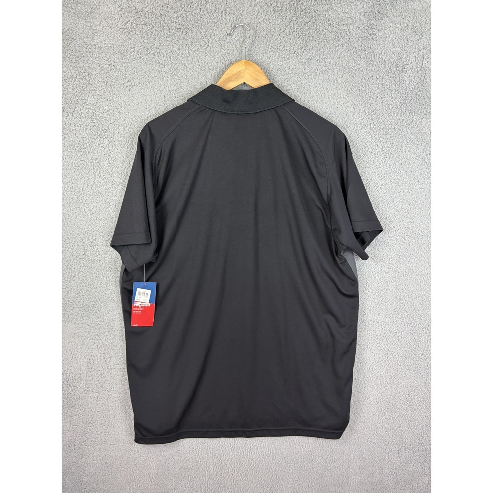 Reebok Polo Shirt Mens XL Black Gray PlayDry Colorblock Golf Performance Mens - Picture 7 of 9